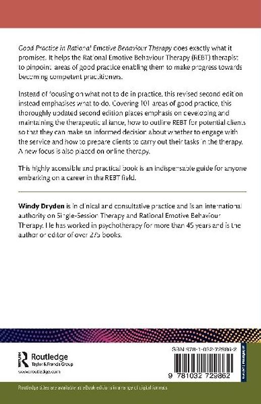 Good Practice in Rational Emotive Behaviour Therapy