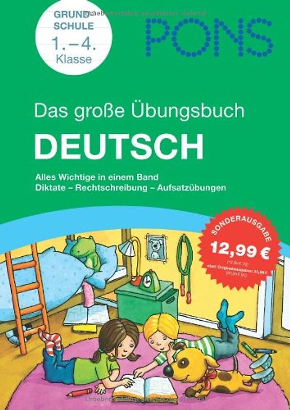 PONS Das große Übungsbuch Deutsch 1. - 4. Klasse
