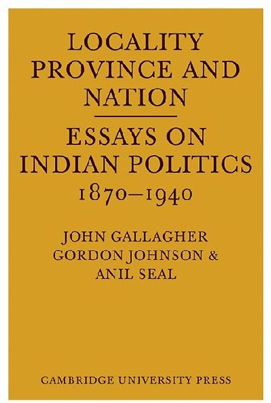 Locality, Province and Nation