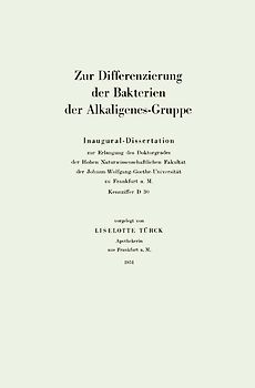 Zur Differenzierung der Bakterien der Alkaligenes-Gruppe