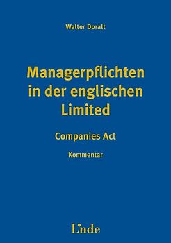 Managerpflichten in der englischen Limited - Companies Act