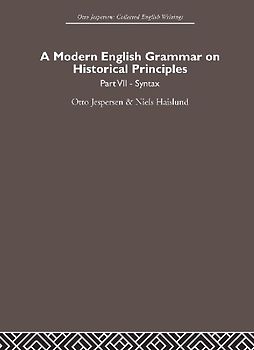 A Modern English Grammar on Historical Principles