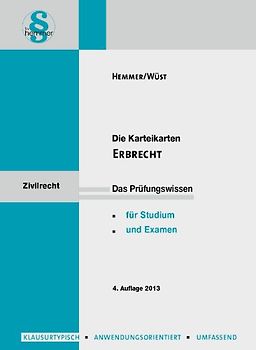 Karteikarten - Erbrecht