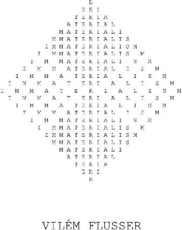 Immaterialism (Metatext) - Flusser, Vilem