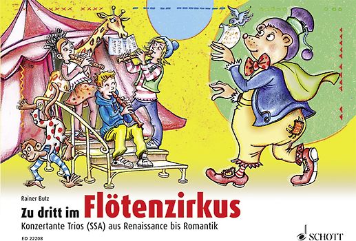 Zu dritt im Flötenzirkus