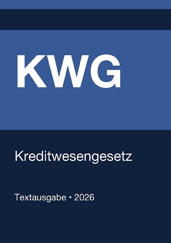 KWG - Kreditwesengesetz (Deutschland) 2026