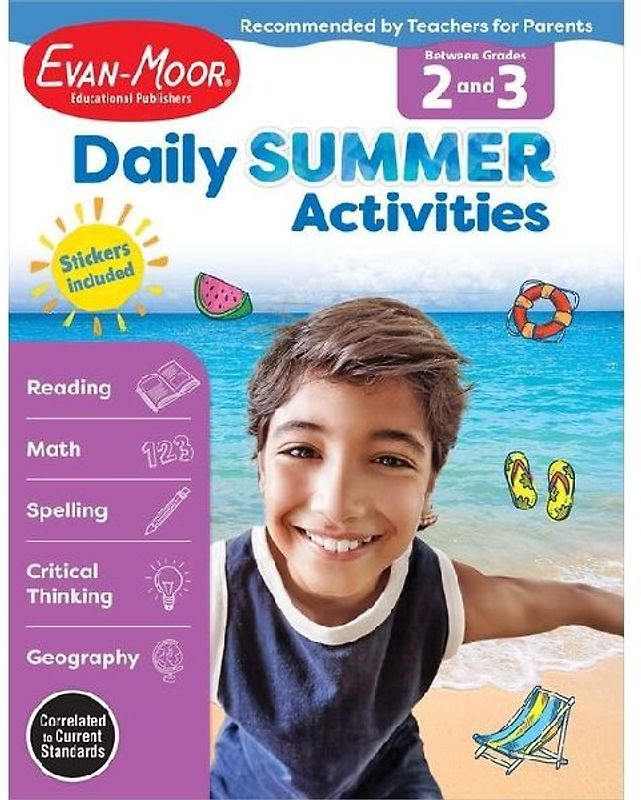 Daily Summer Activities Moving from 2nd to 3rd Gr