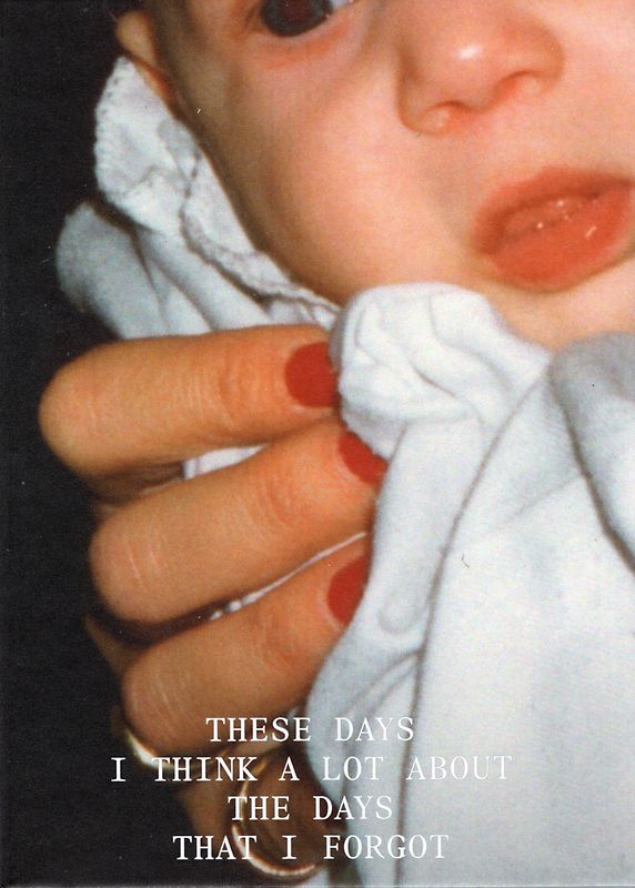 Anna Breit - These days I think a lot about the days that I forgot