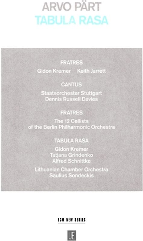 Tabula rasa Special Edition mit CD