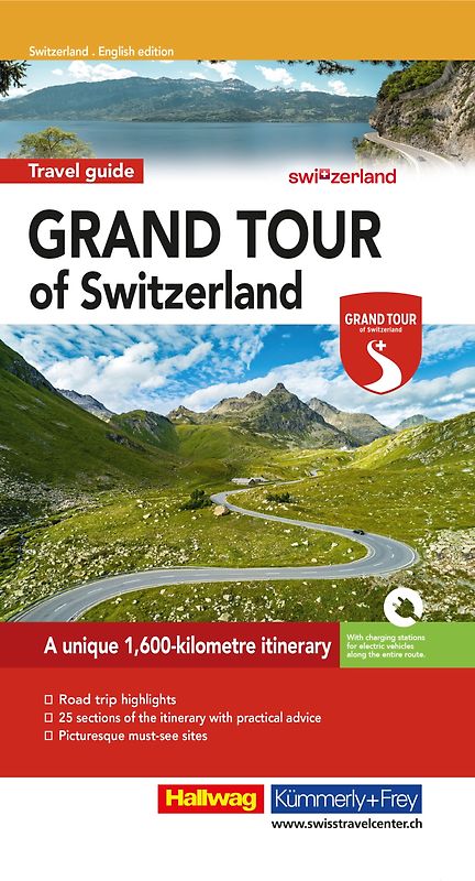 Hallwag Reiseführer Grand Tour of Switzerland, englische Ausgabe
