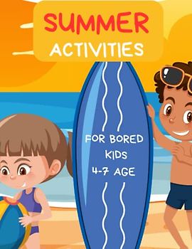 Summe Activities for Bored Kids 4-7 Age: Beach Illustration, Summer Coloring Pages, Sea, Palms