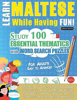 LEARN MALTESE WHILE HAVING FUN! - FOR ADULTS