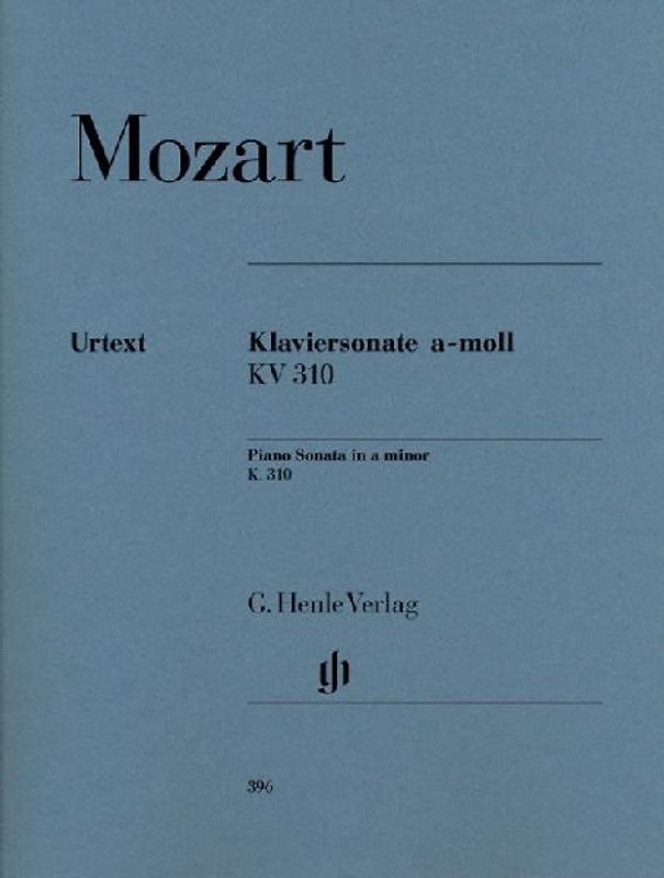 Mozart, Wolfgang Amadeus - Klaviersonate a-moll KV 310 (300d)