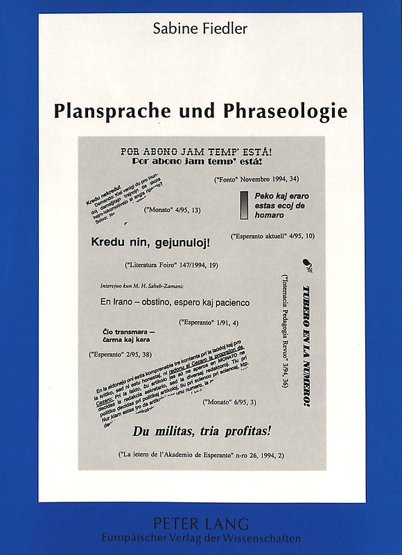 Plansprache und Phraseologie