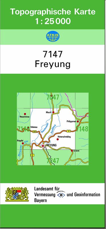 TK25 7147 Freyung