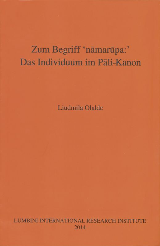 Zum Begriff ’namarupa:’
