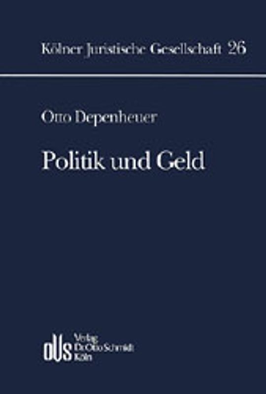 Politik und Geld