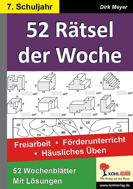 52 Rätsel der Woche / Klasse 7