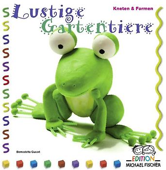 Lustige Gartentiere kneten & formen