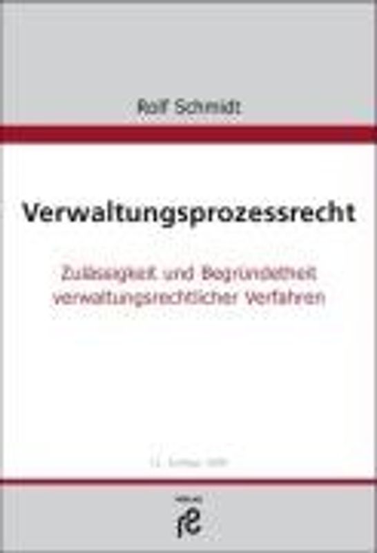 Verwaltungsprozessrecht
