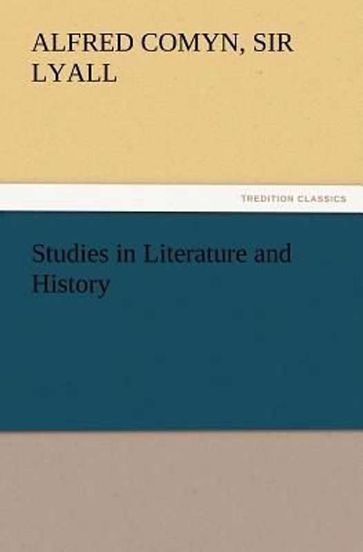 Studies in Literature and History