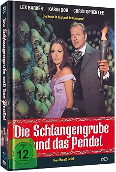 Die Schlangengrube und das Pendel [Limited Mediabook, inkl. DVD & 36-seitiges Booklet] Blu-ray Disc