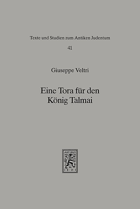 Eine Tora für den König Talmai