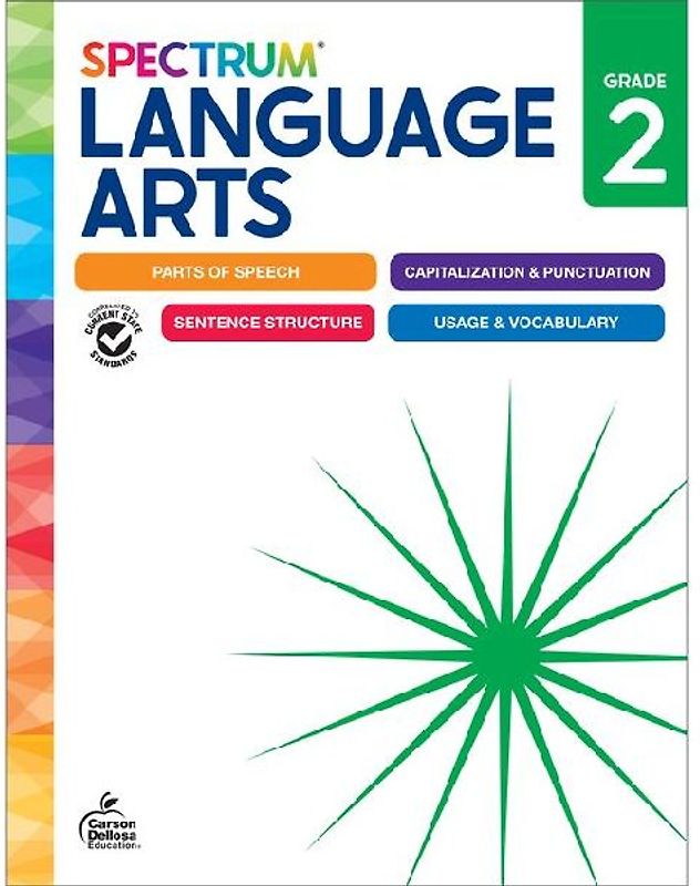 Spectrum Language Arts Workbook, Grade 2