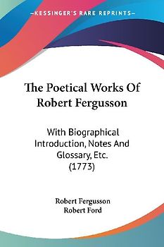 The Poetical Works Of Robert Fergusson