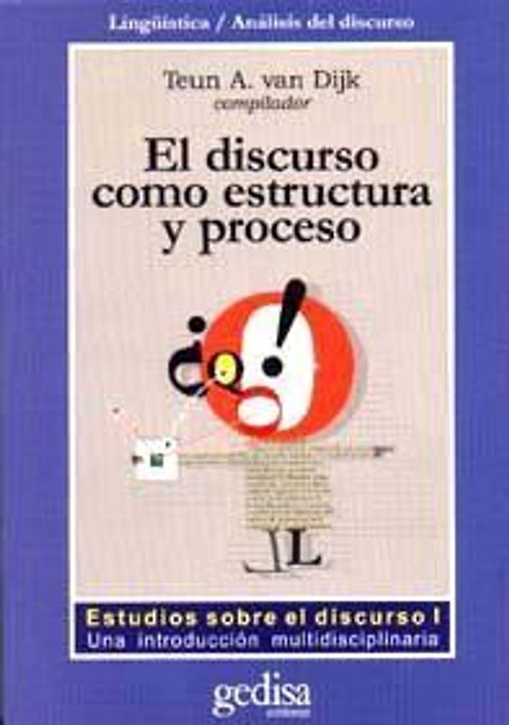 Estudios del discurso : introducción multidisciplinaria