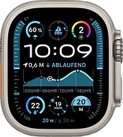 Apple Watch Ultra 2 49 mm Titangehäuse natur [Wi-Fi + Cellular]