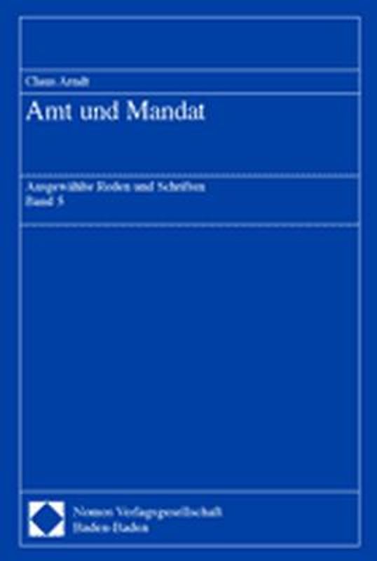 Amt und Mandat