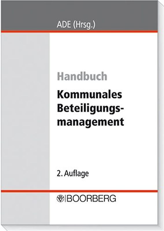 Handbuch Kommunales Beteiligungsmanagement