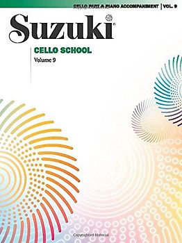 Suzuki Cello School Cello Part, Volume 9 (includes Piano Acc.)