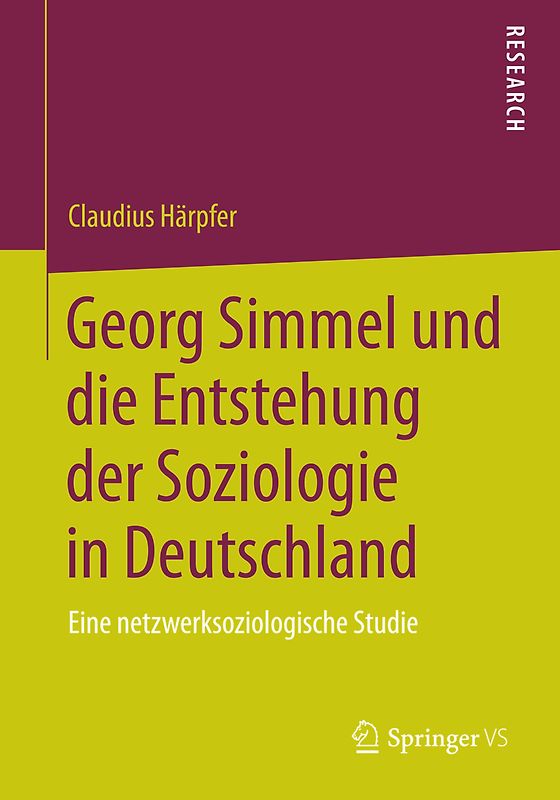 Georg Simmel und die Entstehung der Soziologie in Deutschland