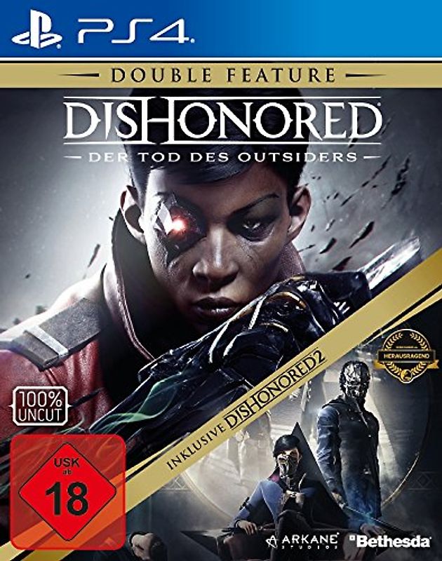 Dishonored - Der Tod des Outsiders / Dishonored 2 - Das Vermächtnis der Maske [Double Feature] PlayStation 4