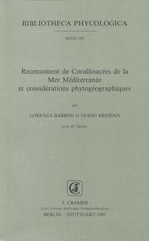 Recensement de Corallinacées de la Mer Méditerranée et considérations phytogéographiques