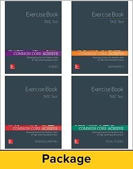Common Core Achieve, Tasc Exercise Book 25 Copy Set
