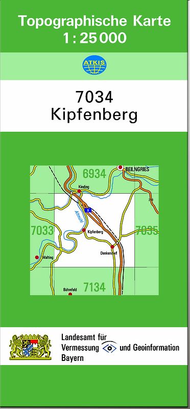 TK25 7034 Kipfenberg