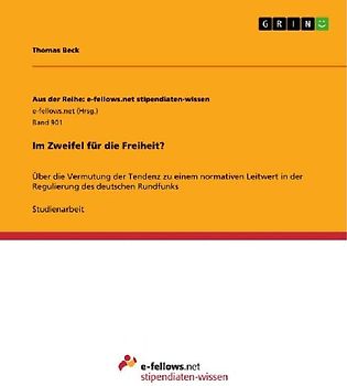 Im Zweifel für die Freiheit?