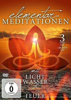 Elementar-Meditationen mit Licht, Wasser & Feuer (3 Discs, + Audio-CD) DVD