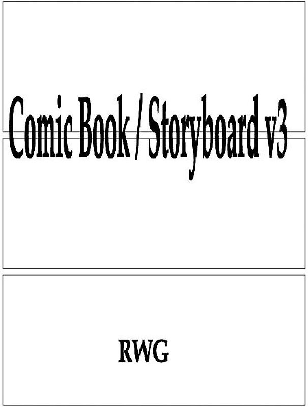 Comic Book / Storyboard v3
