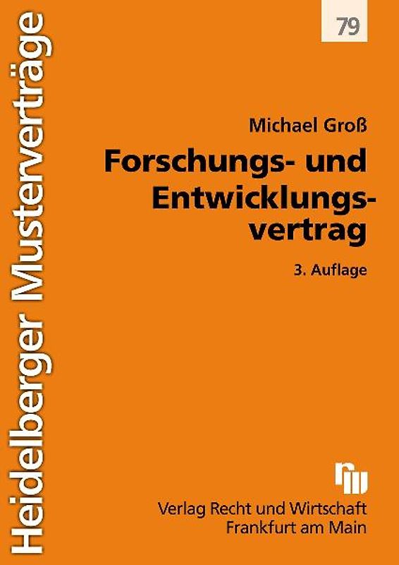 Forschungs- und Entwicklungsvertrag