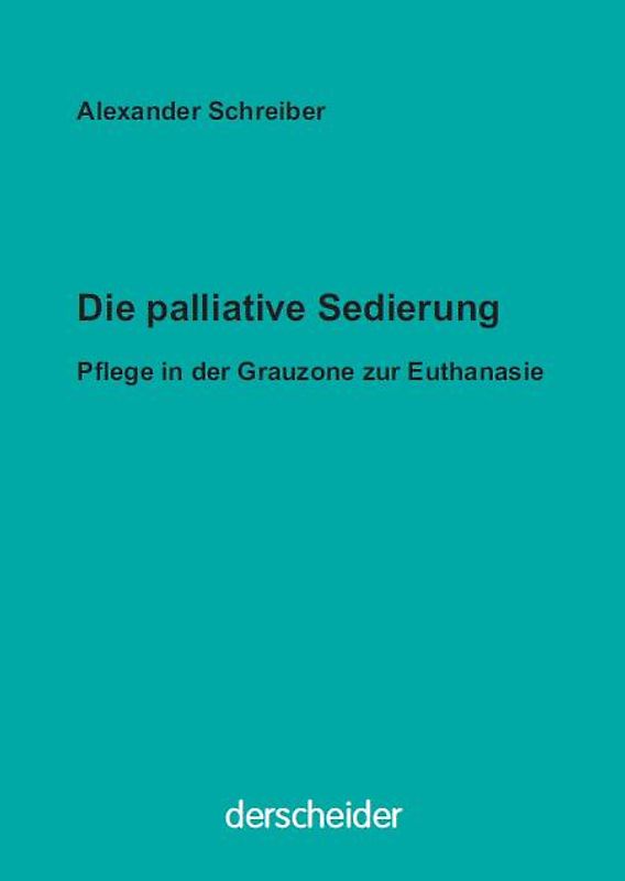 Die palliative Sedierung