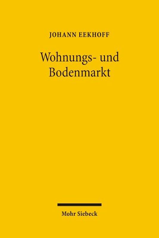 Wohnungs- und Bodenmarkt