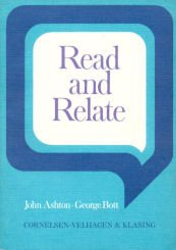 Read and Relate. Arbeitsbuch