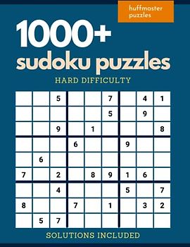 1000+ Sudoku Puzzles: Hard Difficulty