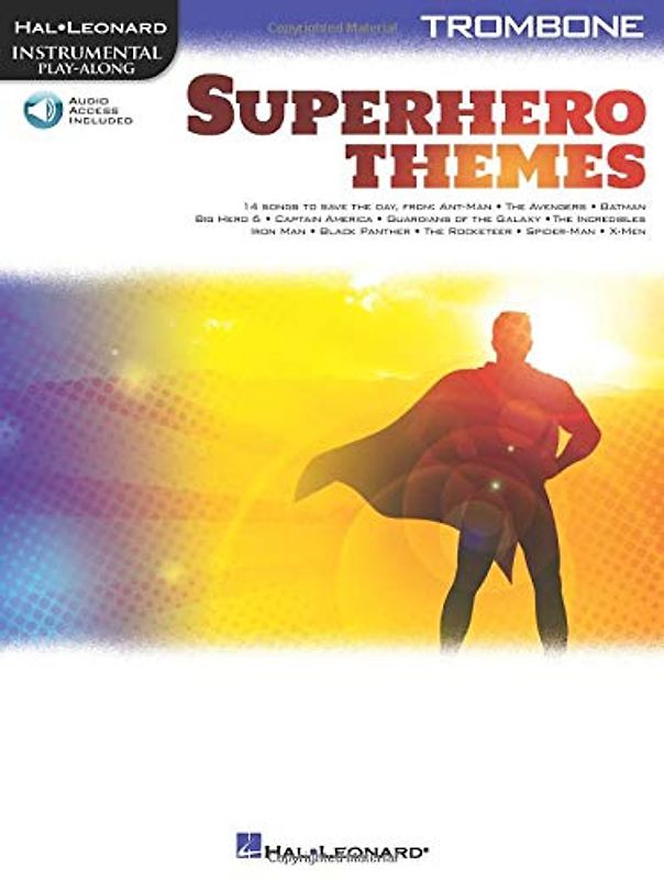 Superhero Themes Instrumental Play-Along for Trombone