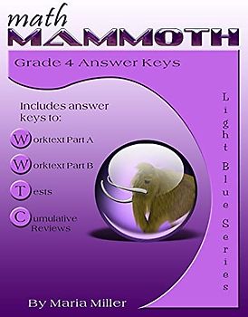 Math Mammoth Grade 4 Answer Keys