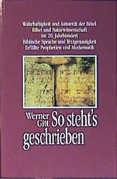 So steht's geschrieben